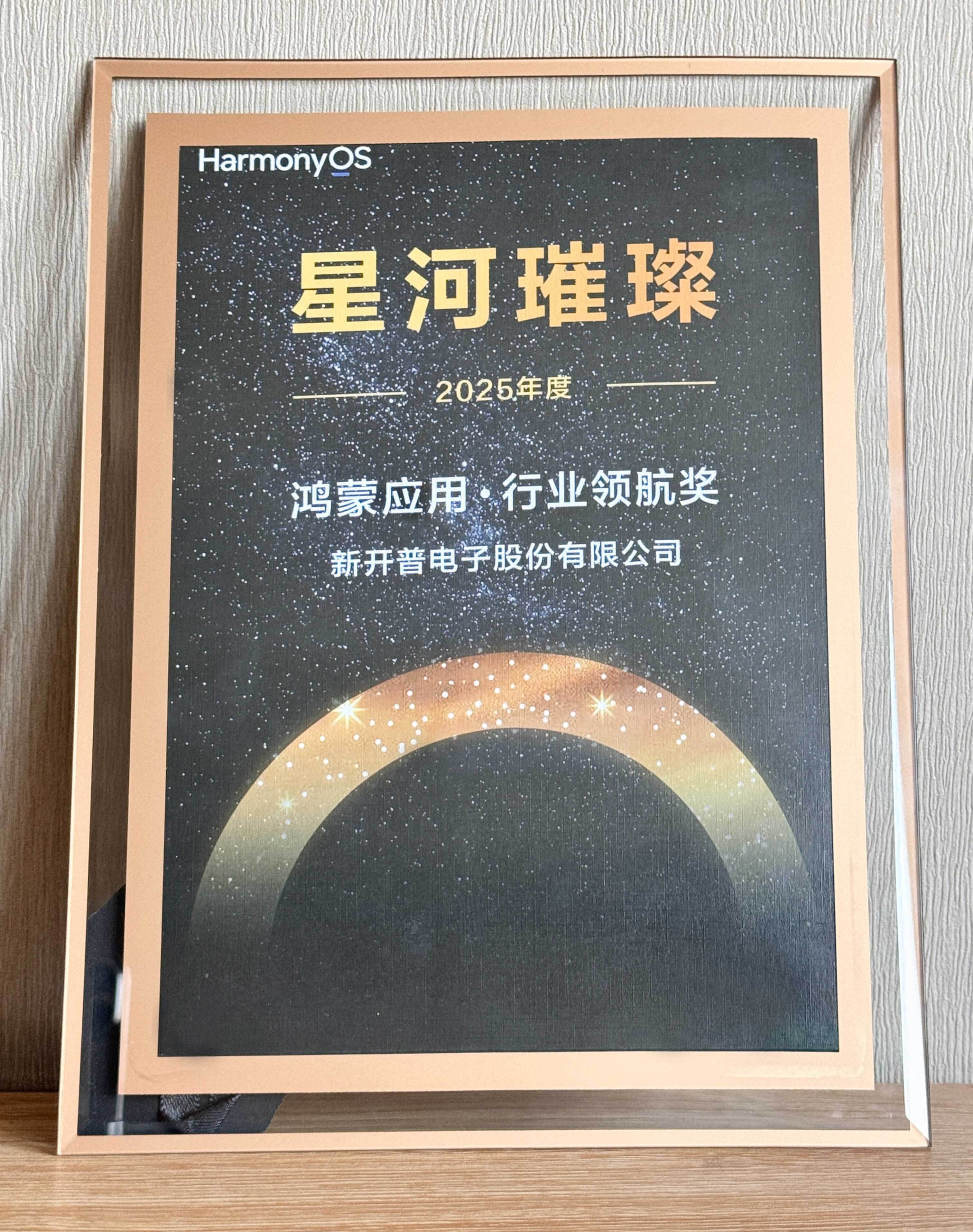 新開普榮獲2025鴻蒙應(yīng)用“行業(yè)領(lǐng)航獎(jiǎng)”，以“應(yīng)用+人才”雙輪驅(qū)動(dòng)戰(zhàn)略共建智慧生態(tài)(圖1)